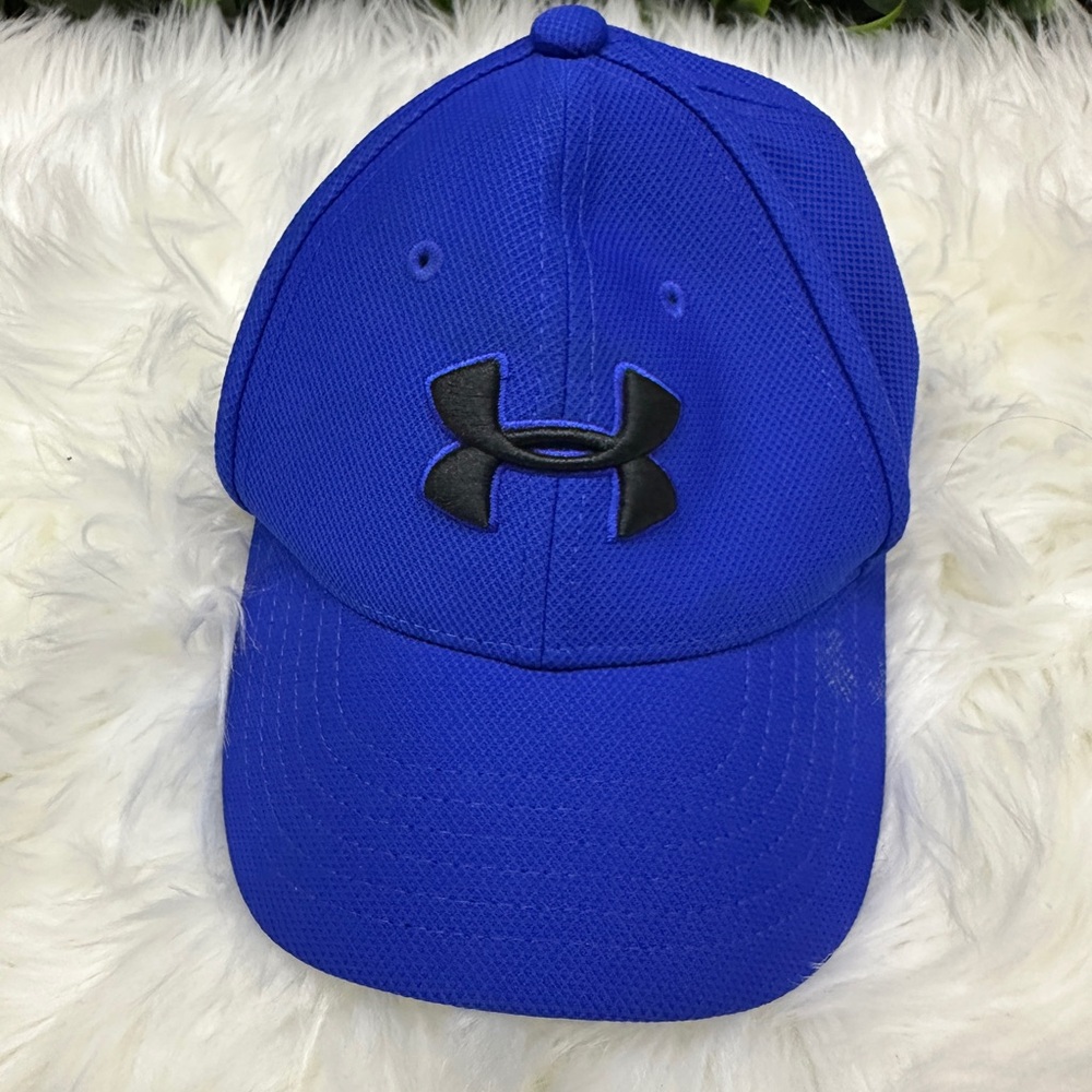 Under Armour Boys Blue Cap Hat size YM 4-6